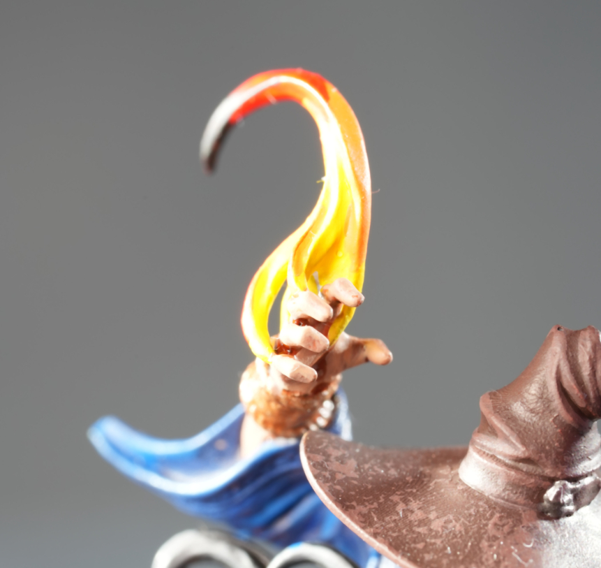 The model wizard's hand